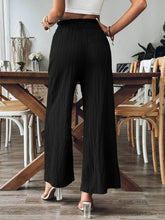 Load image into Gallery viewer, Pocketed Elastic Waist Wide Leg Pants
