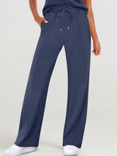 Load image into Gallery viewer, Full Size Round Neck Top and Drawstring Pants Set
