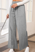 Load image into Gallery viewer, Drawstring Wide Leg Pants with Pockets
