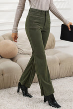 Load image into Gallery viewer, Pocketed High Waist Straight Leg Pants
