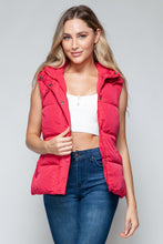 Load image into Gallery viewer, Snobbish Snap and Zip Closure Hooded Vest
