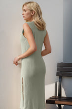 Load image into Gallery viewer, Split Round Neck Sleeveless Dress
