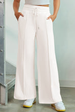 Load image into Gallery viewer, Drawstring Wide Leg Pants with Pockets
