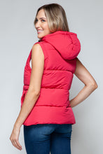 Load image into Gallery viewer, Snobbish Snap and Zip Closure Hooded Vest
