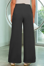 Load image into Gallery viewer, Drawstring Wide Leg Pants with Pockets
