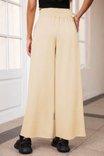 Load image into Gallery viewer, Drawstring Wide Leg Pants with Pockets
