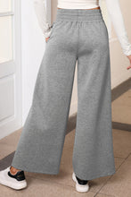 Load image into Gallery viewer, Drawstring Wide Leg Pants with Pockets
