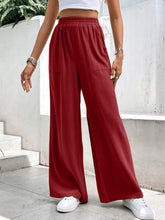 Load image into Gallery viewer, High Waist Wide Leg Pants with Pockets
