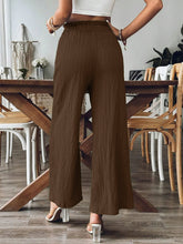 Load image into Gallery viewer, Pocketed Elastic Waist Wide Leg Pants
