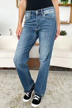 Load image into Gallery viewer, Judy Blue Full Size Mid Rise Release Hem Jeans
