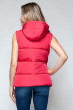 Load image into Gallery viewer, Snobbish Snap and Zip Closure Hooded Vest
