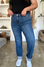 Load image into Gallery viewer, Judy Blue Full Size High Waist Front Seam Detail Straight Jeans
