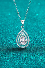 Load image into Gallery viewer, 1 Carat Moissanite Teardrop Pendant Necklace
